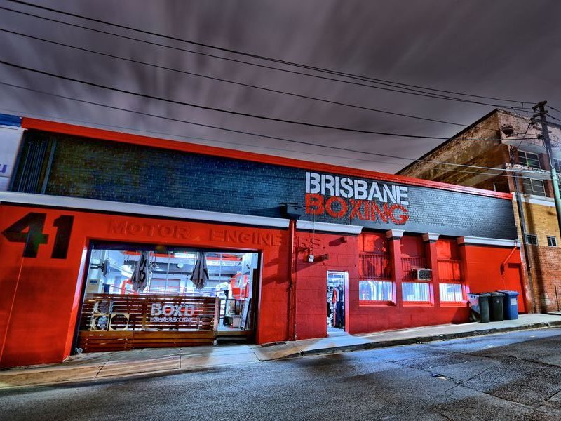 Brisbane Boxing West End gym exterior at 41 Vulture Street.